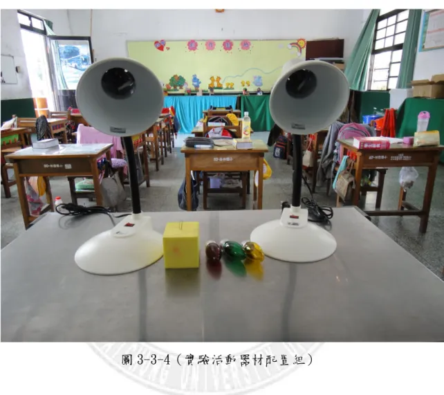 圖 3-3-4（實驗活動器材配置組） 