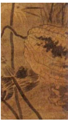 圖 17  呂紀，《殘荷鷹鷺圖》局部兩幅 