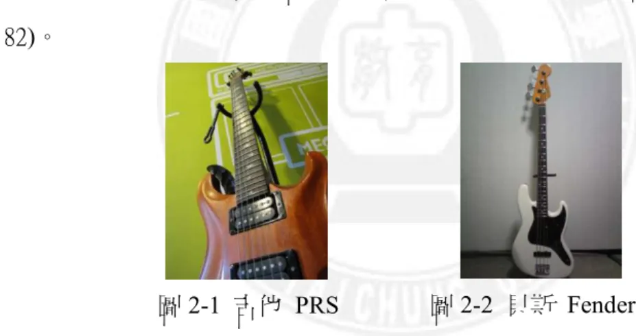 圖 2-1  吉他  PRS 