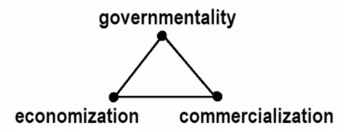 Figure 1: A triangular combination of biocapital 