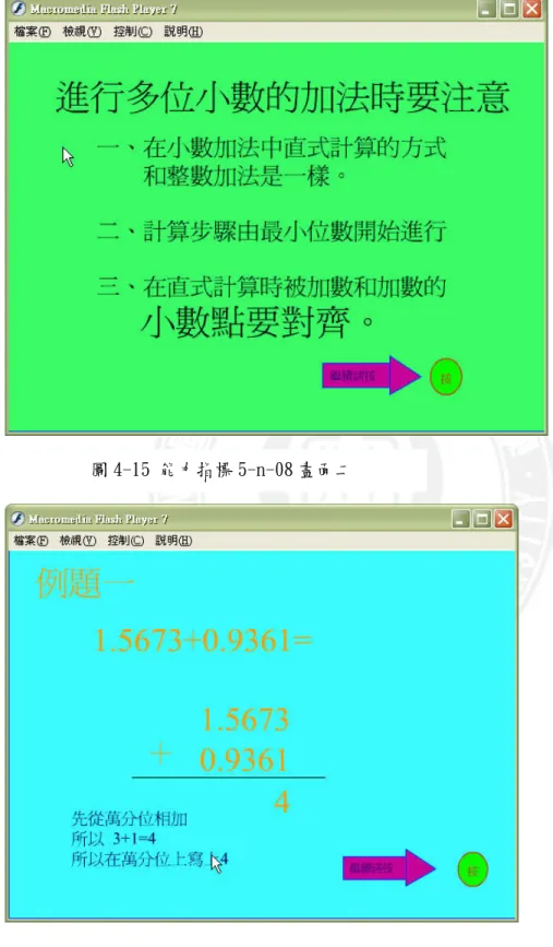 圖 4-15 能力指標 5-n-08 畫面二 