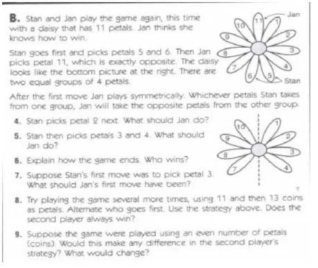 圖 2-4 離散數學教材(Mathematics in Action Grade Seven，P.179) 