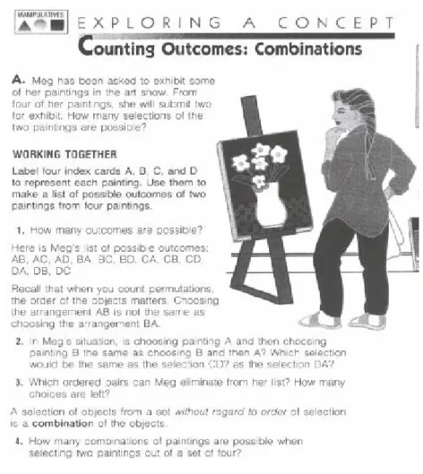 圖 2-9 離散數學教材(Mathematics in Action Grade Seven，P.520) 