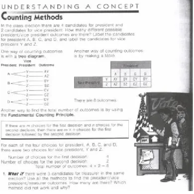 圖 2-11 離散數學教材(Mathematics in Action Grade Eight，P.456) 