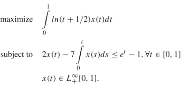 Table 1 Approximate value V n(S P) and error bound εn for Examples 1 and 2