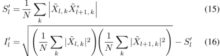 Fig. 4. SINR estimations (14) and (17) against the STO in a time-variant channel are shown in (a) and (b), respectively