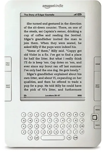 Figure 2.1: E-book readers