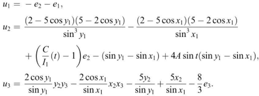 Fig. 5. Time history of x 1 , y 1 and the error between them.