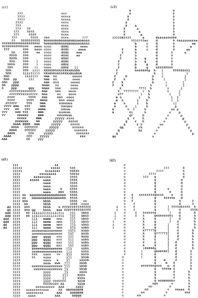 Fig.  13.  Several  characters  with  relatively  high  stroke  counts. 