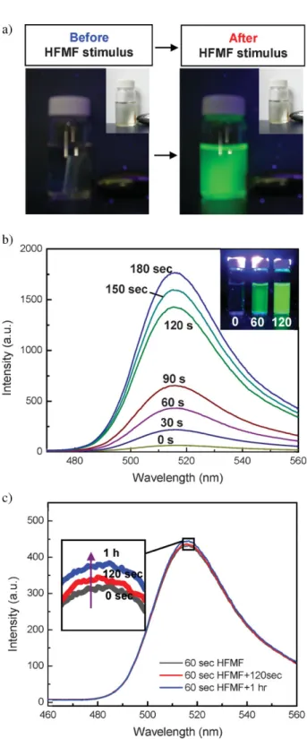 Figure 1. a) TEM image and b) HRTEM of PVP-modified silica/Fe 3 O 4