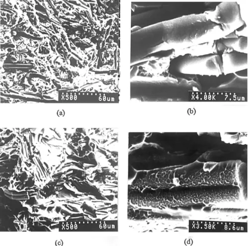 Fig. 11. SEM fractograph of fracture surfaces of composite (2.22 wt.% Mg) at different temperatures (a) R.T