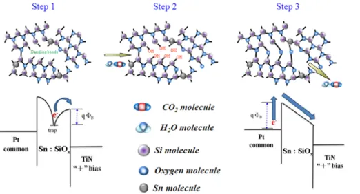 FIG. 5. The schematic diagram of passivation mechanism of SCCO 2 treatment on Sn:SiO x