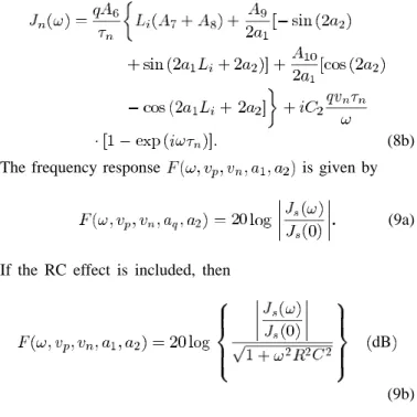 Fig. 5. Photocarrier distribution profiles for different combinations of L p