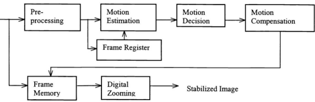 Figure 2. A general structure of DIS system with frame memory