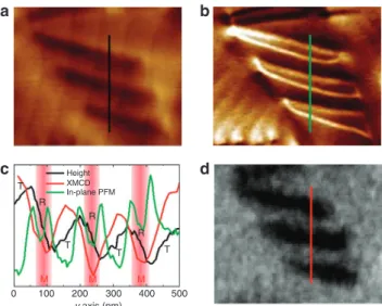 Figure 6 | Illustration of electrical control of magnetism in mixed phase  BFO thin films