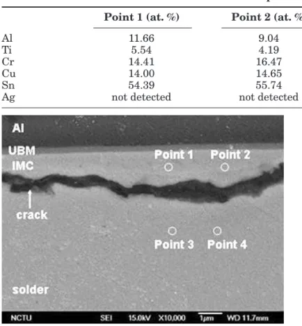 Fig. 12. The enlarged SEM image of the chip side in Fig. 8c