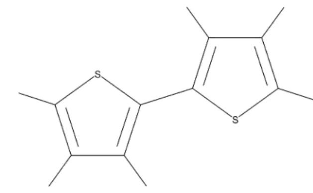 Fig. 1 Molecule of 2,2 0 -bithiophene