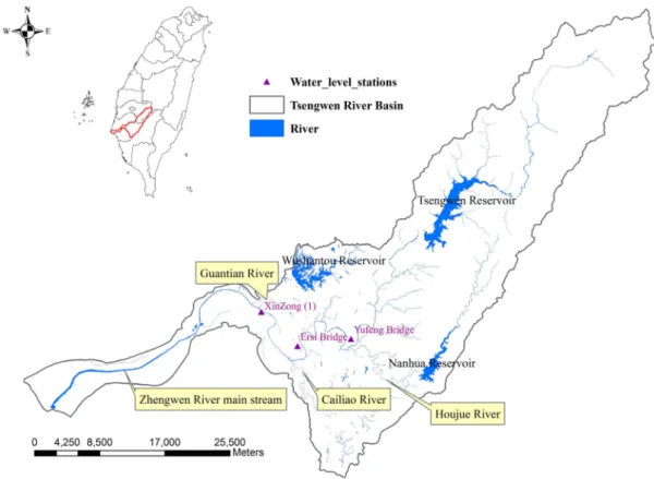 Figure 3. Tsengwen River Basin. 3.4. Hydrologic and Geomorphic Data