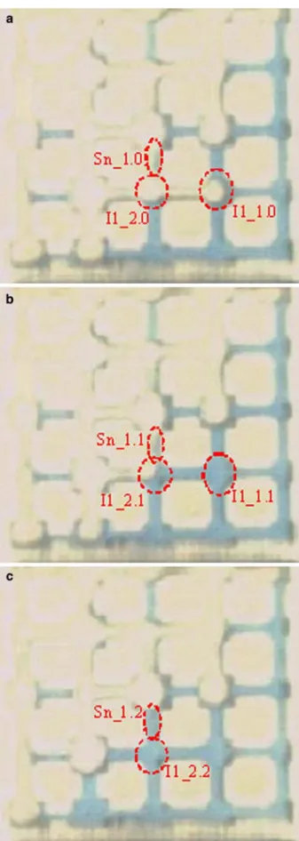 Fig. 8 a The 16th stage of the imbibition process b The 16th stage of the imbibition process c The 16th stage of the imbibition process