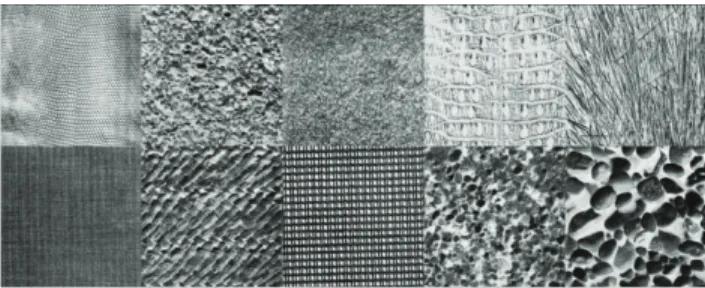 Figure 7.  Sample texture images from the Brodatz database 