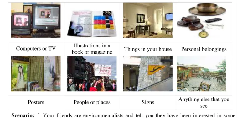Figure 3: Interviewee instruction sheet           