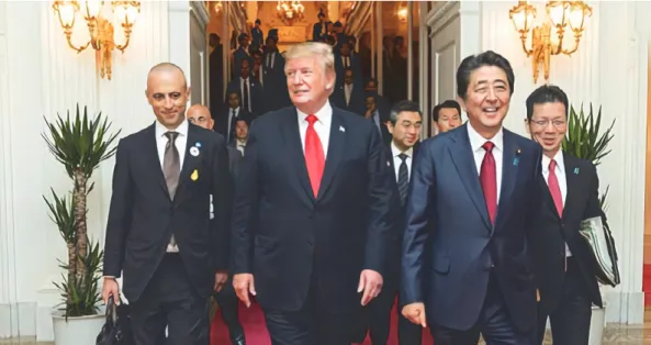 Figure 6. President Trump and Prime Minister Shinzo Abe, Following Their Meetings on Indo-Pacific Cooperation, May 27, 2019