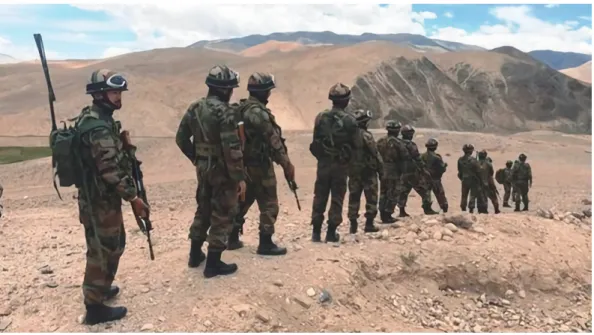 Figure 1. Indian’s Army Patrol in Sub-sector North along the Line of Actual Control with China