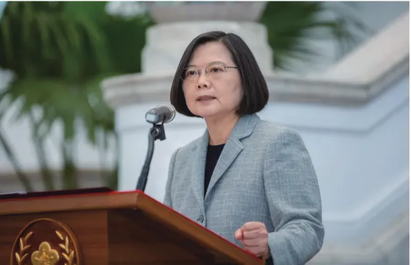 Figure 9. President Tsai Ing-wen States That Taiwan Is Actively Bolstering Epidemic Prevention Cooperation with the Other