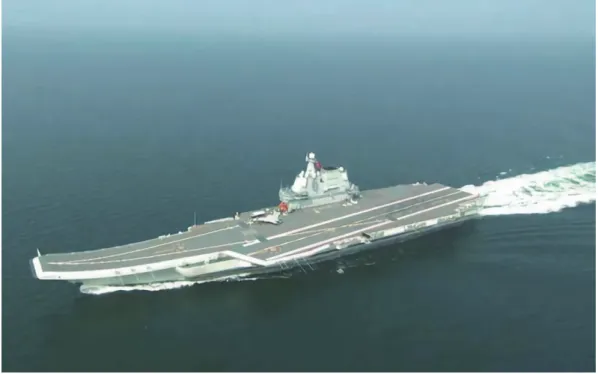 Figure 1. China’s First Domestic Aircraft Carrier Is Sailing for a Test