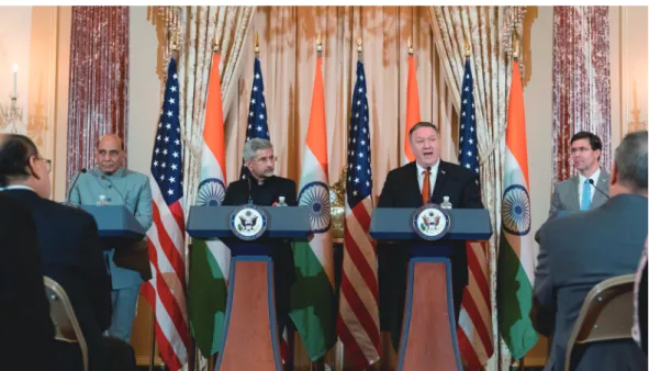 Figure 3. India and the U.S. Held the Second “2+2” Foreign-Defense Ministerial Consultations in December 2019