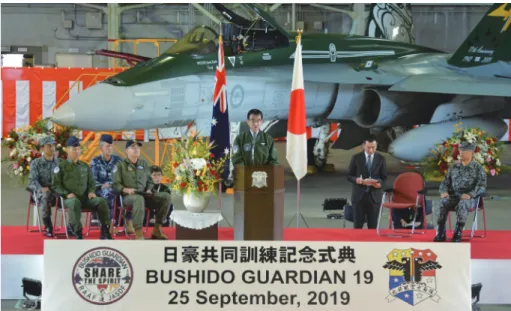 Figure 4. Japan and Australia Held Joint Air Force Training Program “Bushido Guardian” in September 2019