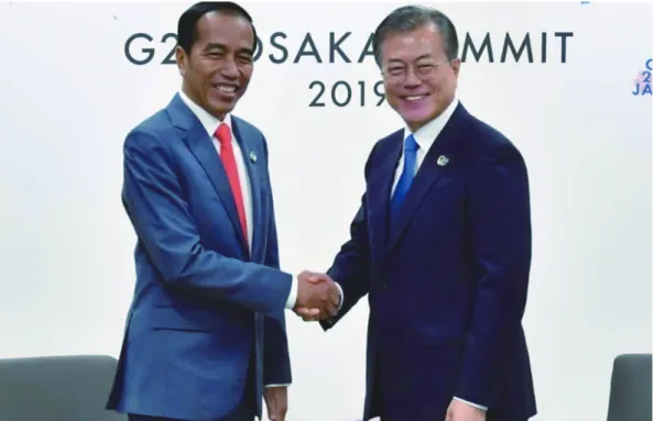 Figure 5. President Joko Widodo Introduced “ASEAN Outlook on Indo-Pacific” Initiative, and South Korean President Moon Jae-in Conveyed His
