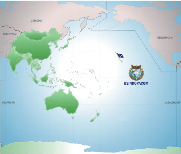 Figure 1. U.S. Indo-Pacific Command Area of Responsibility