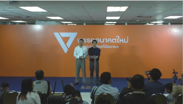 Figure 6. Future Forward Party Press Conference after the Election