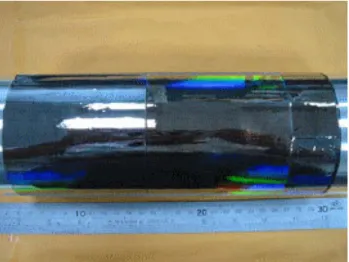 Figure 8. Picture of the R2R imprinting equipment, MSL-50A designed by ITRI, for continuous nanostructure duplication.Figure 9