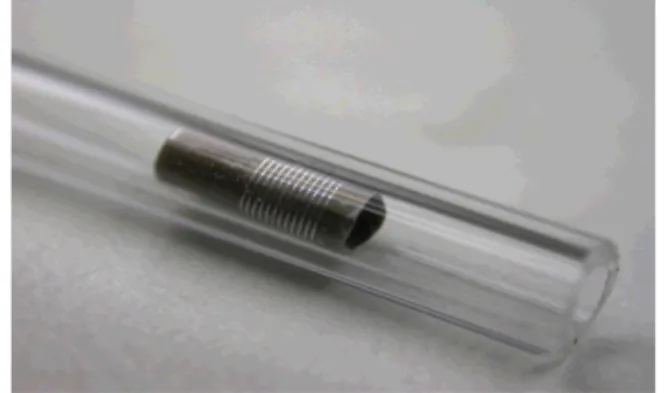 Figure 2. A semi-transparent flexible CMOS wafer piece (5 cm × 3 cm) after the process.
