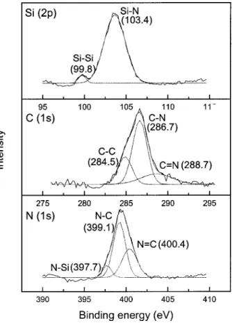 FIG. 2. SEM morphologies of 共a兲 SiCN crystals and 共b兲 SiCN nanotubes formed using Co catalyst film.