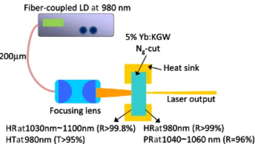 Figure 1 shows the experimental setup for the mono-