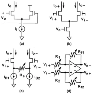 Fig. 3. Degenerated differential pair with the super-source follower.