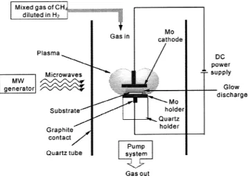 FIG. 2. SEM micrograph of the diamond film grown on Si(100) for