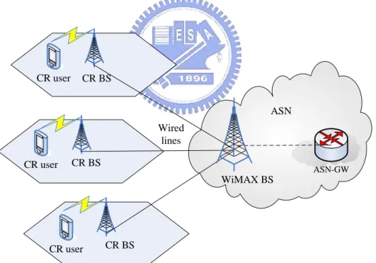 Fig. 3.2: Infrastructure of CR systems 