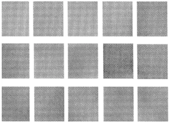 Fig. 6. Partition in the screening pattern for calculating the smooth indexes. learning algorithms are derived from training methods  devel-oped for other neural networks such as multilayer perceptrons, and their global counterparts mostly use stochastic o