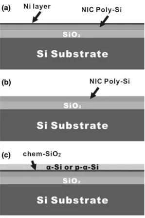 Fig. 6. SIMS depth profiles of the NIC poly-Si films. R P is the pro-