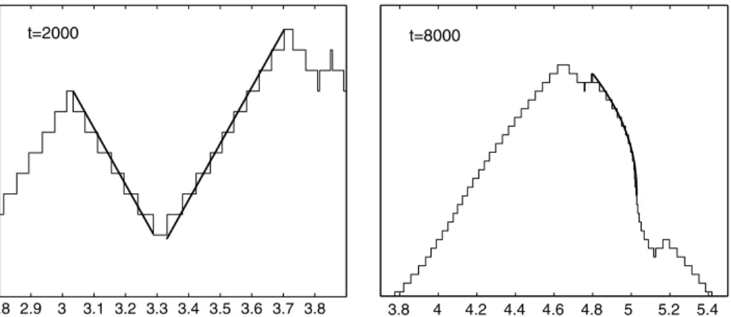 Fig. 8. Surface coarsening phenomenon.