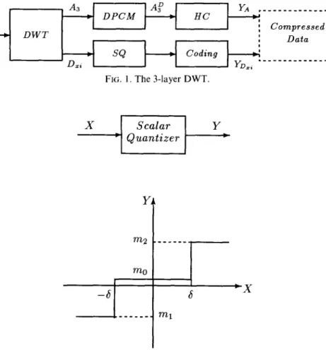 FIG. 1. The  3-layer  DWT. 