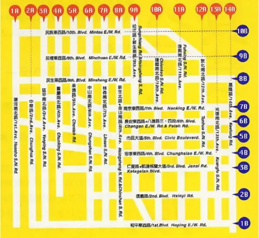 Fig. 5. Road network in Taipei urban area.