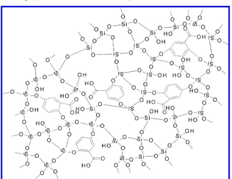 Figure 1. Three steps of the sol - gel processes. TEOS was used as the precursor material.