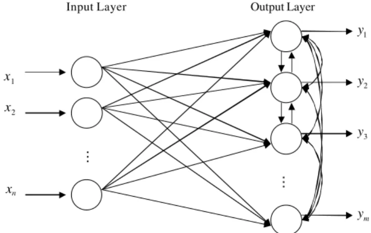 Fig. 1. The architecture of SOFM.