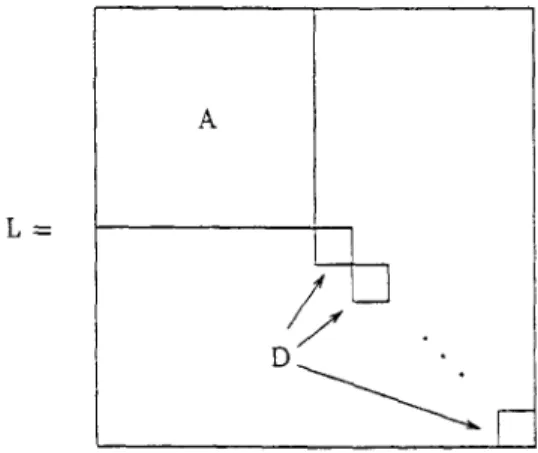 Fig.  1. D  is the  diagonal of L outside A. 