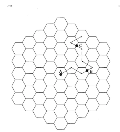 Fig.  3.  Movement-based  location  update.  Fig.  4.  The  SDF  partitioning  scheme